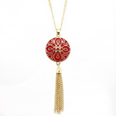 Enamel Tassel Necklace - Done by Lemon jewelry