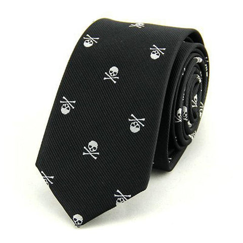 Skull Print Tie - Done by Lemon Tie