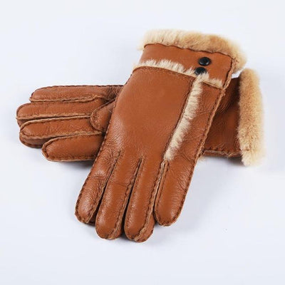 Wool Genuine Leather Gloves - Done by Lemon gloves