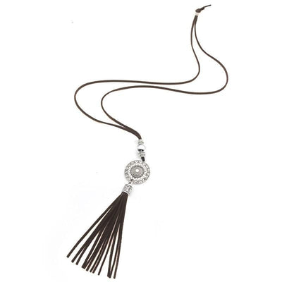 Natural Tassel Pendant Necklace - Done by Lemon tassel necklace
