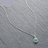 Natural Stone Silver Necklace - Done by Lemon necklace