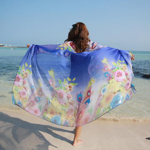 Summertime Chiffon Scarf - Done by Lemon Scarves