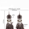NEW Mareike Earrings - Done by Lemon feather earrings