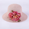 Woven Flower Summer Hat - Done by Lemon Hat
