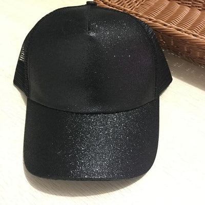 Glitter Ponytail Cap - Done by Lemon cap