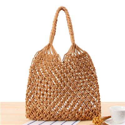 Knitted Beach Handbag - Done by Lemon Handbag