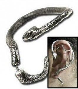 Slithering Snake Earring - Done by Lemon 